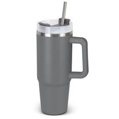 Atlantis 800ml Double Wall Vacuum Insulated Travel Mug with Handle