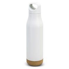 Allure Vacuum Insulated Stainless Steel Water Bottle with Cork Base