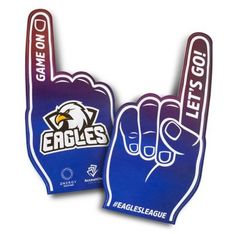 EVA Foam Sports Spectator Hands With Print