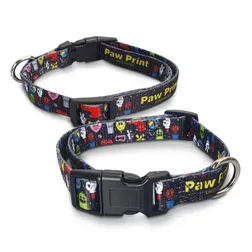 Amigo Polyester Adjustable Dog Collar with Safety Buckle