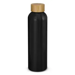 Aluminium Water Bottle With Bamboo Screw Lid