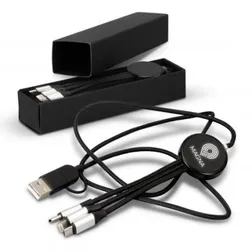 Illuminated Engraved Multi Connector Charging Cable