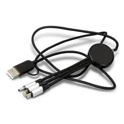 Lumos LED Illuminated Multi Connector Braided Charging Cable