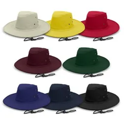 Austral Kids Cotton Twill UPF50 Wide Brim Sun Hat
