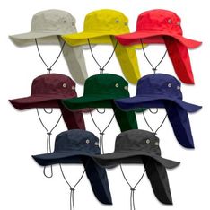 Wide Brim Cotton Twill Legionnaire Hat with UPF50 Protection