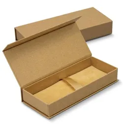 Monaco Natural Kraft Pen Presentation Box with Velvet Interior