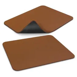 Leatherette Mouse Mat with Non Slip Rubber Base