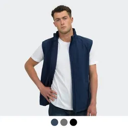 Hudson Mens Water Resistant Fleece Lined Softshell Vest