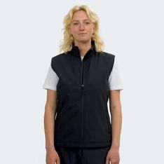 Hudson Ladies 300gsm Polyester Softshell Vest with Fleece