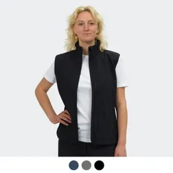 Hudson Ladies 300gsm Polyester Softshell Vest with Fleece