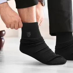June Business Cotton Blend Ankle Socks