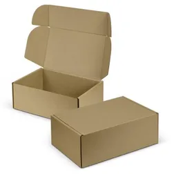 Large Hinged Lid Corrugated Cardboard Digital Print Gift Box