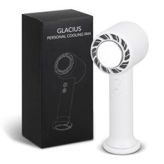 Glacius Rechargeable Cooling Fan with Aluminum Plate