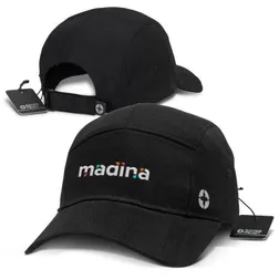Cotton Spandex Five Panel Velcro Strap Headwear