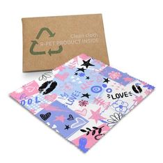 RPET Microfibre Cleaning Cloth with Sublimation Printing