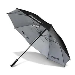 Titleist Tour Double Canopy Golf Umbrella with Anti Inversion Protection