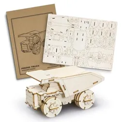 BRANDCRAFT Mining Truck Wooden Assembly Model