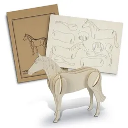 BRANDCRAFT Horse Wooden Model Kit