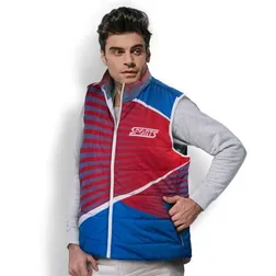 Custom Polyester Puffer Vest Unisex Regular Fit