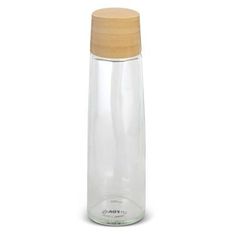 Calypso Recycled Glass Water Bottle with Bamboo Lid