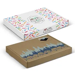 Custom Gift Box E-Flute Corrugated Cardboard Hinged Lid