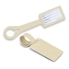 Silicone Luggage Tag with Secure Address Card Holder
