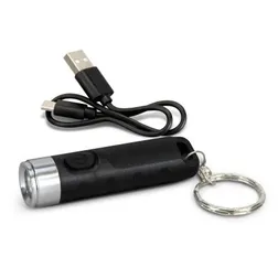 Rechargeable LED Torch Keyring with Type C Charging