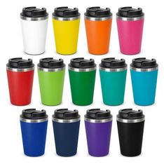 Double Wall Recycled Polypropylene Reusable Coffee Cup