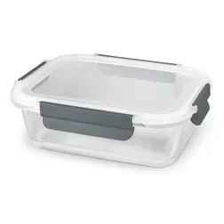 Calypso Borosilicate Glass Lunch Container with Clip Lock Lid