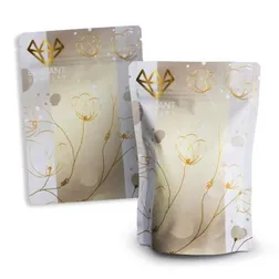 Foil Stand Up Pouches Resealable Gift Packaging