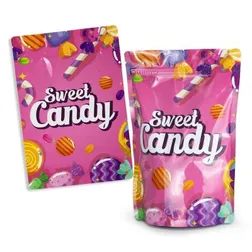 Medium Foil Stand Up Pouch with Resealable Zip Lock