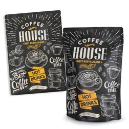 Large Foil Stand Up Pouches with Resealable Zip Lock