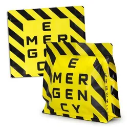 Foil Stand Up Pouches with Flat Base and Resealable Closure