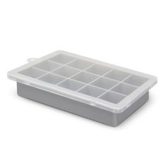 Blizzard Silicone Ice Cube Tray Stackable with Lid