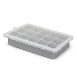 Blizzard Silicone Ice Cube Tray Stackable with Lid