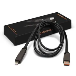 Aluminium Connector RPET Braided Cable with Adaptors