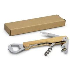 Beech Wood Handle Wine Waiters Corkscrew
