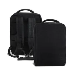 Washed Nylon Travel Backpack with Laptop Compartment