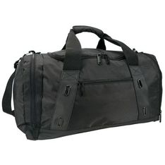 Fortress Dobby Fabric Duffle Bag with Shoe Compartment