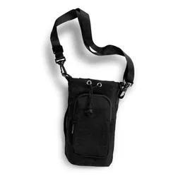 Textured Washed Polyester Bottle Carrier
