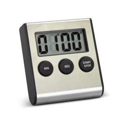 Aeon Aluminium Digital Kitchen Timer with Magnetic Back