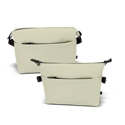ARCHER Soft Touch PU Toiletry Bag with Water Resistant Zips