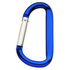 Aluminium D Shape Carabiner Keyrings With Engraving