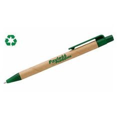 Recycled Paper Barrel Medium Ballpoint Writing Instruments