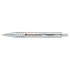 Metal Ballpoint Pens with Chrome Accents