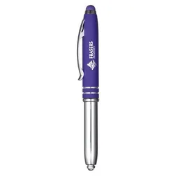 P-128 Amalfi Reversible Logo Pens With Torch