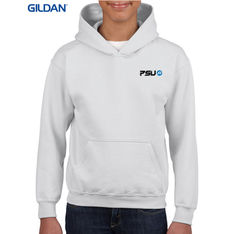 White Youth Heavy Blend Cotton Polyester Pullover
