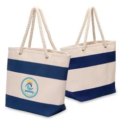 Soho Cotton Canvas Tote with Rope Handles