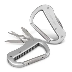 Stainless Steel Five Function Carabiner Multi Tool