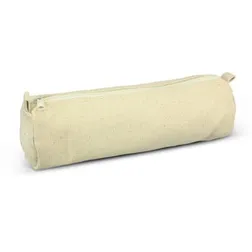 Tutor Round Cotton Canvas Pencil Case with Zipper